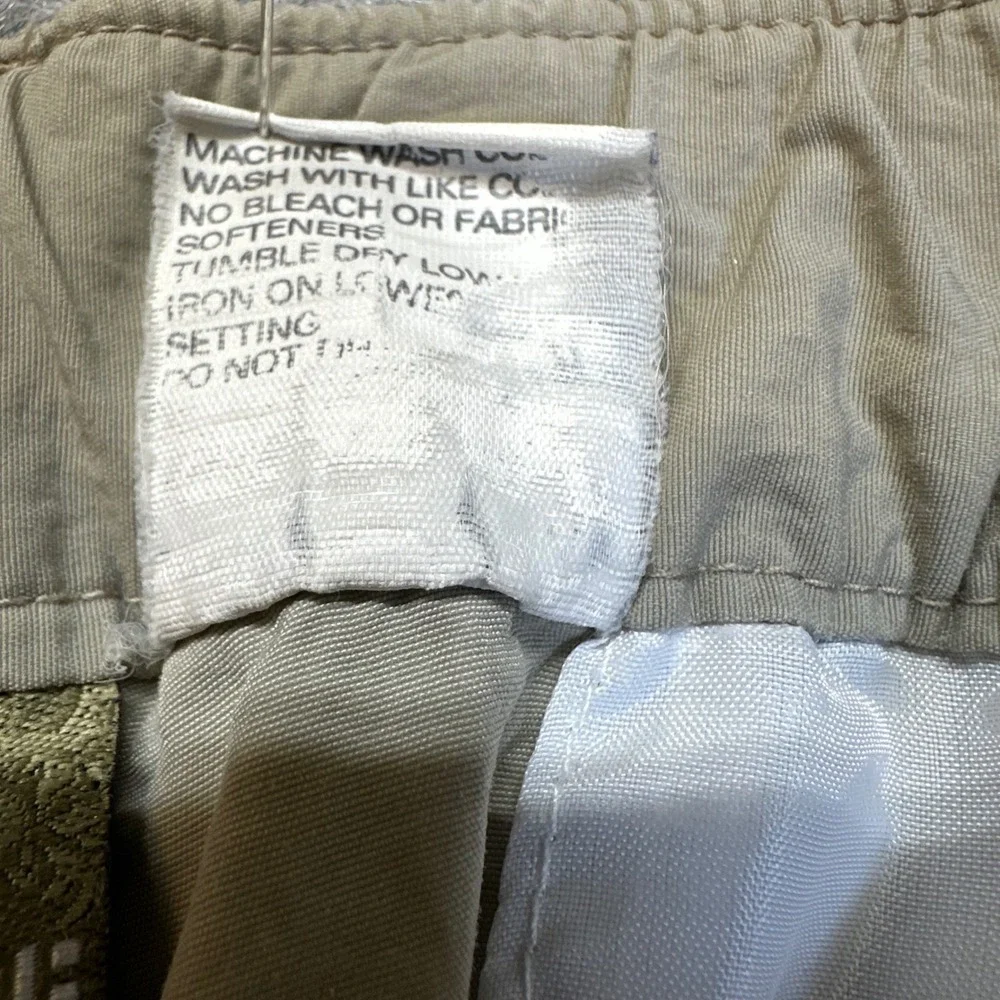 Rugged Exposure Convertible Cargo Pants Mens Medium Tan Good Zip Off Hiking